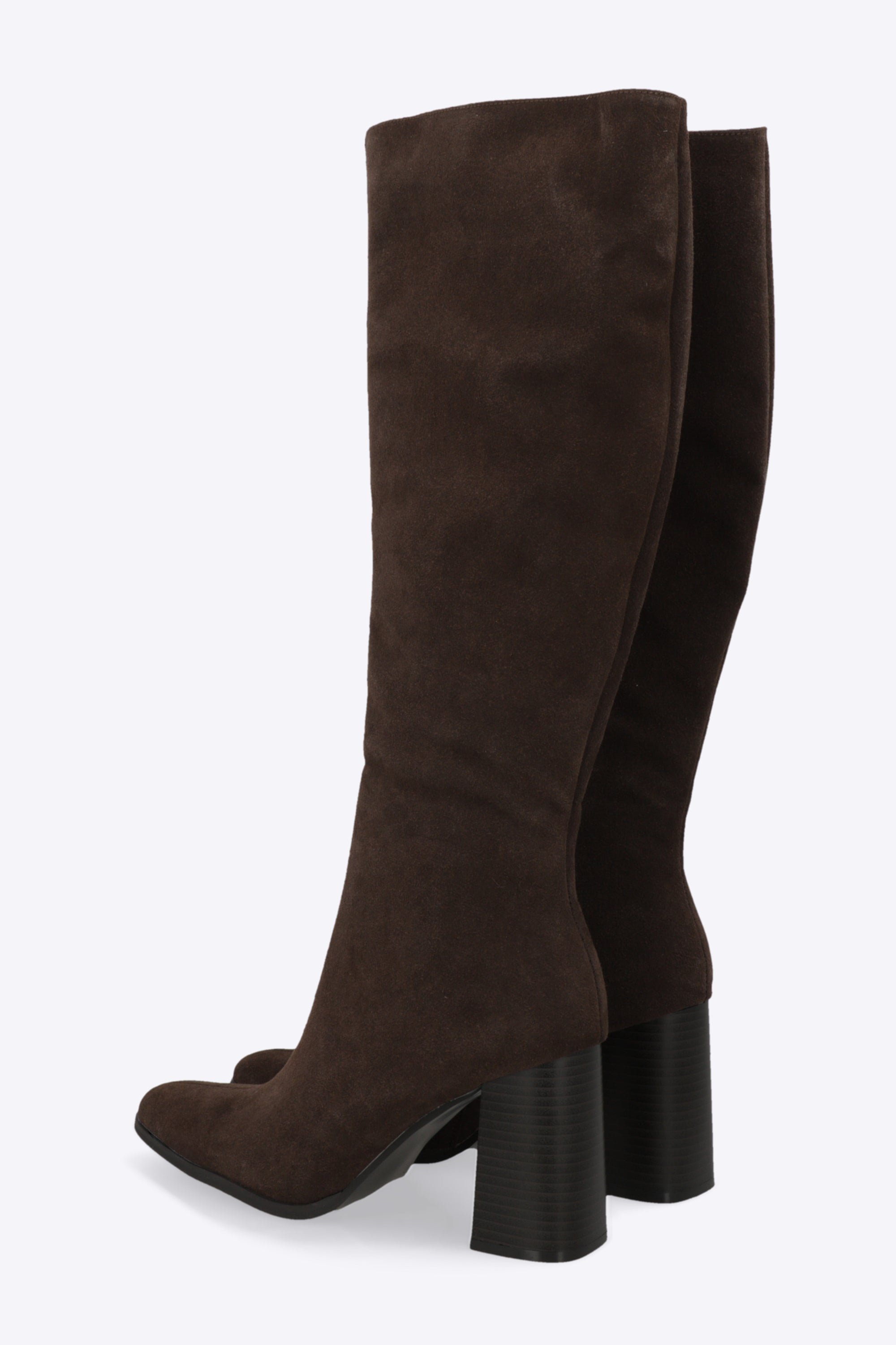 Bota alta rigida gamucina