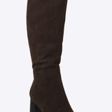 Bota alta rigida gamucina