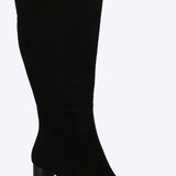 Bota alta rigida gamucina