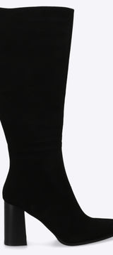 Bota alta rigida gamucina