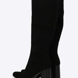 Bota alta rigida gamucina