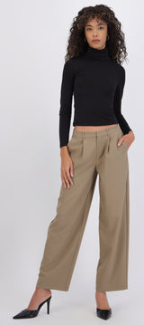 Pantalón rayado wide