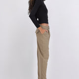 Pantalón rayado wide