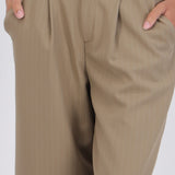 Pantalón rayado wide