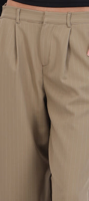 Pantalón rayado wide