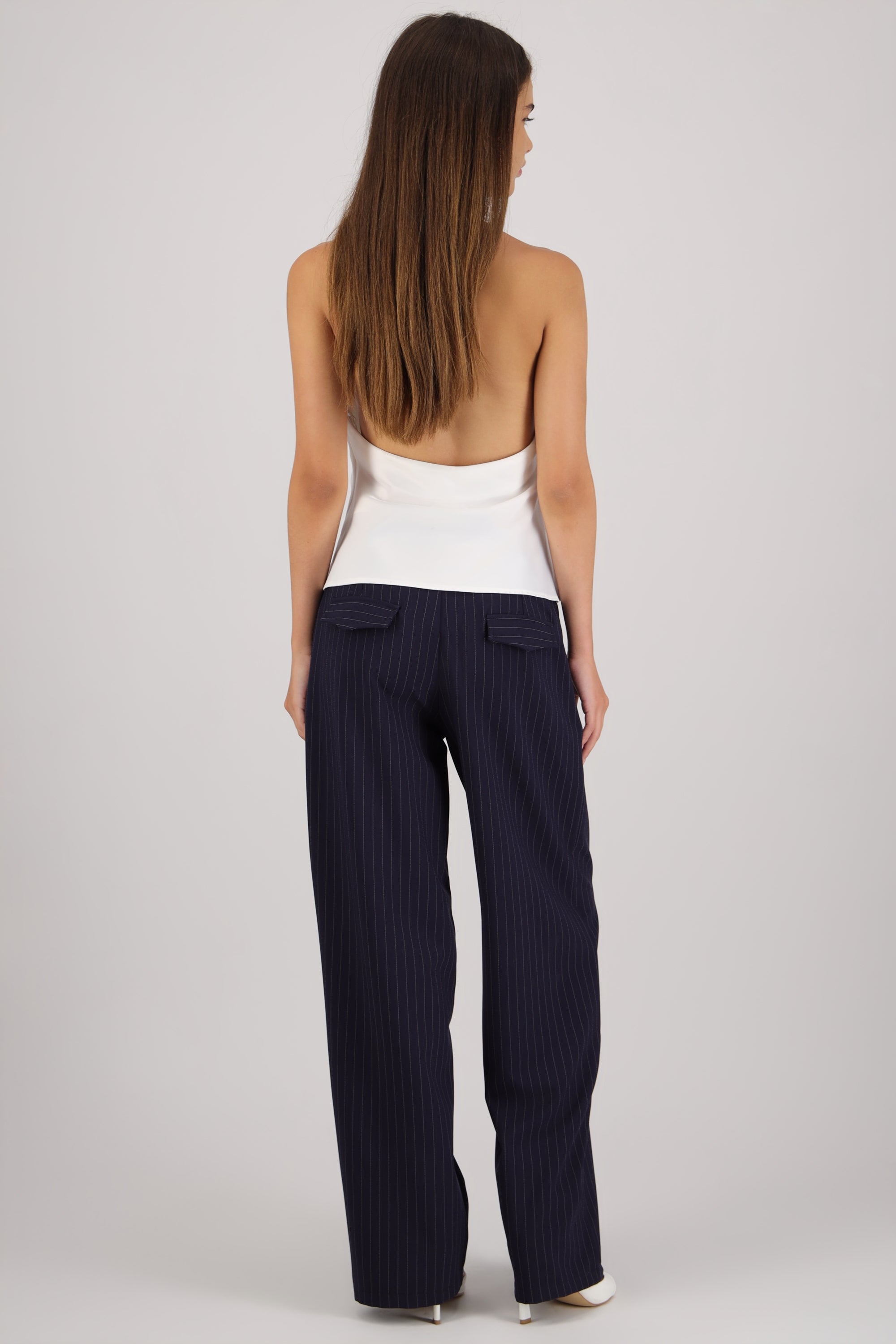Pantalon rayado wide MARINO COMBO