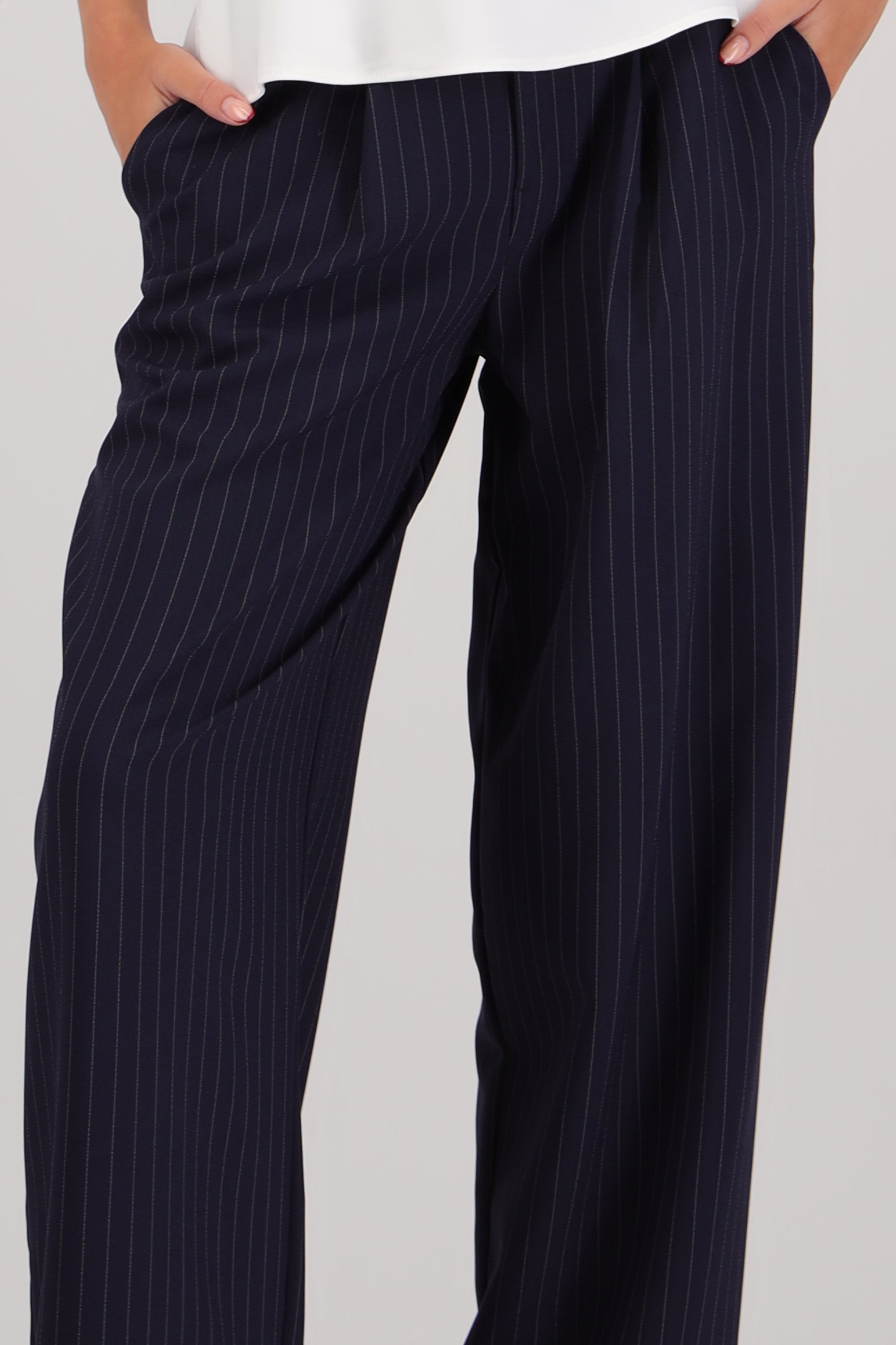 Pantalon rayado wide MARINO COMBO