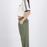 Pantalón rayado wide
