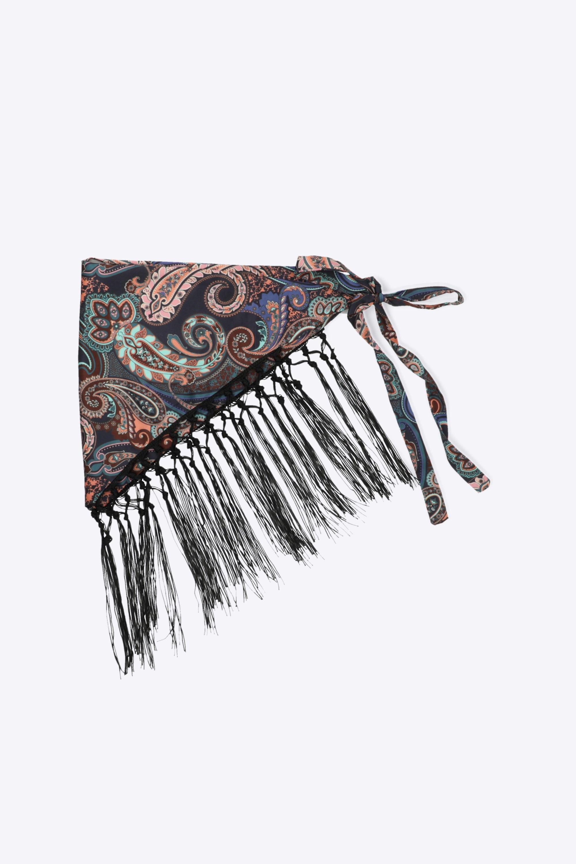 Pañuelo boho flecos