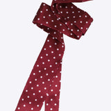 Corbata polkas satin