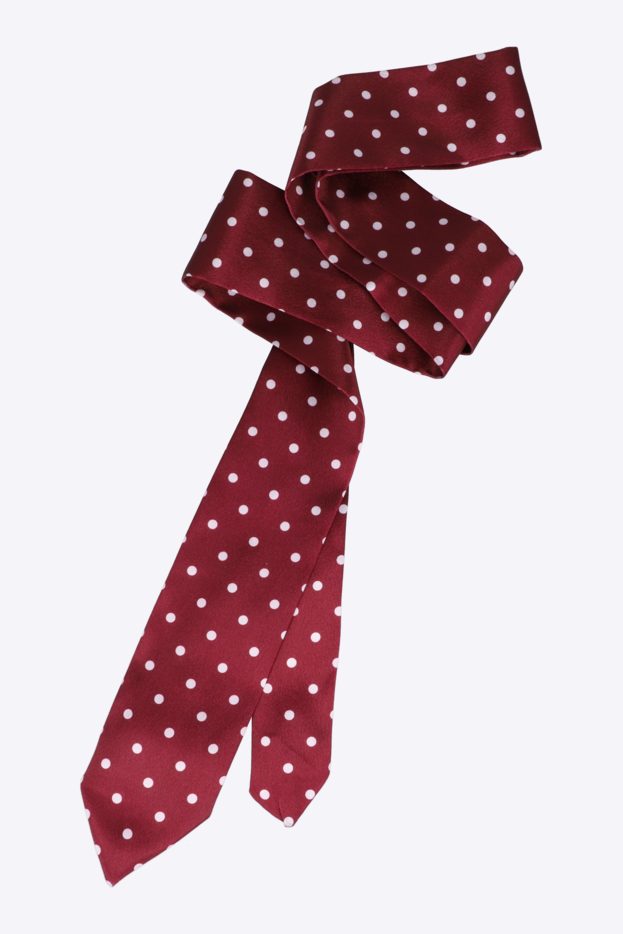 Corbata polkas satin
