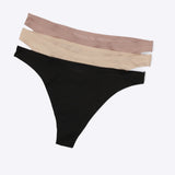 Tripack tanga tela satinada