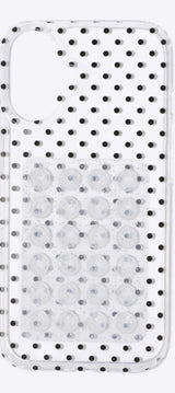Funda cel iph 17 polka dots