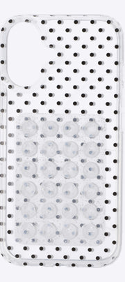 Funda cel iph 17 polka dots
