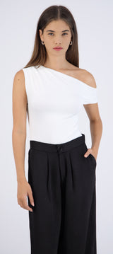Body asimetrico drapeado