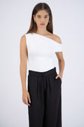 Body asimetrico drapeado