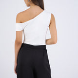 Body asimetrico drapeado
