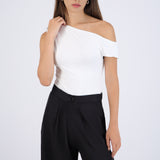 Body asimetrico drapeado