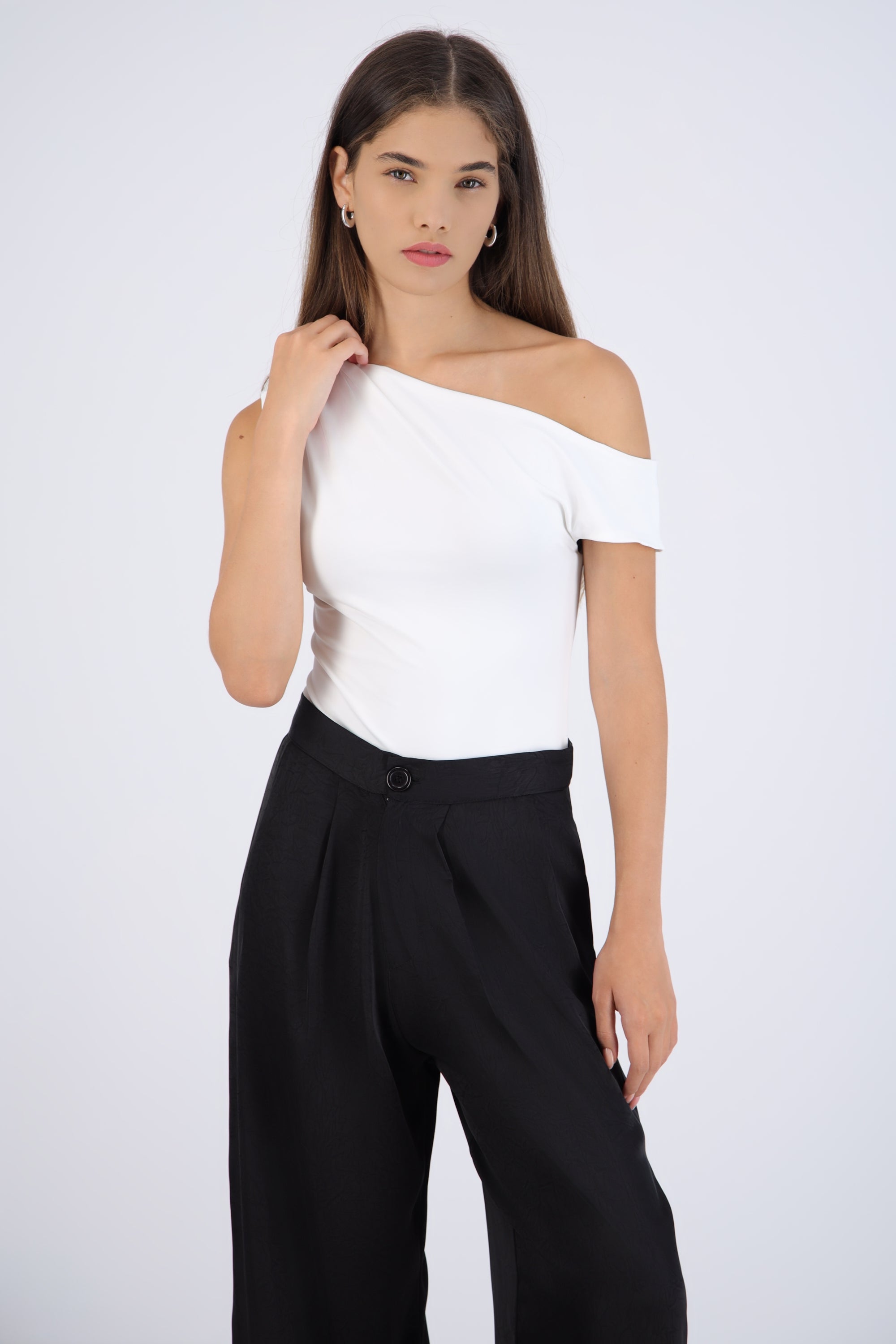 Body asimetrico drapeado HUESO