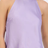 Top halter detalle encaje