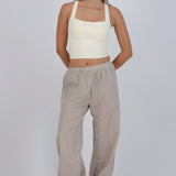 Pantalón globo gingham
