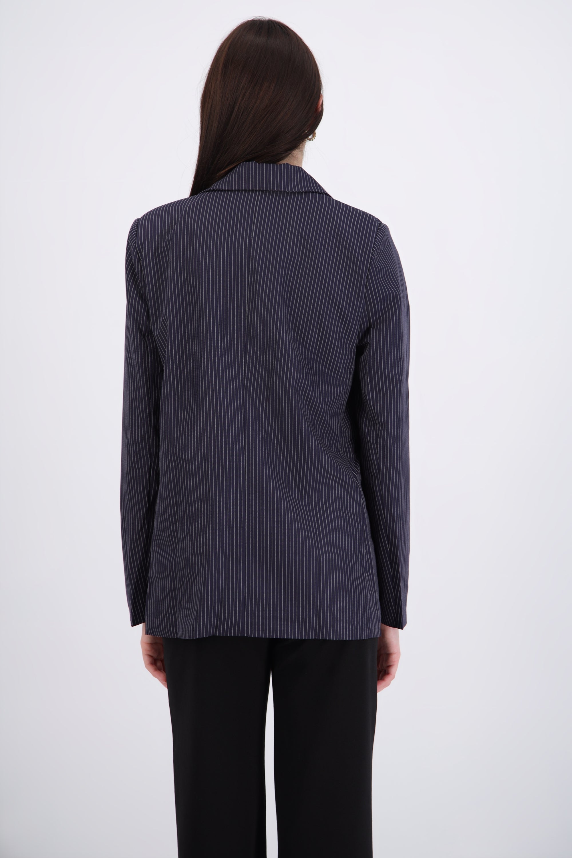 Saco oversize rayasa
