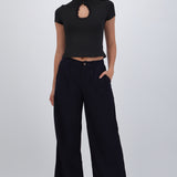 Pantalón de vestir detalle trama