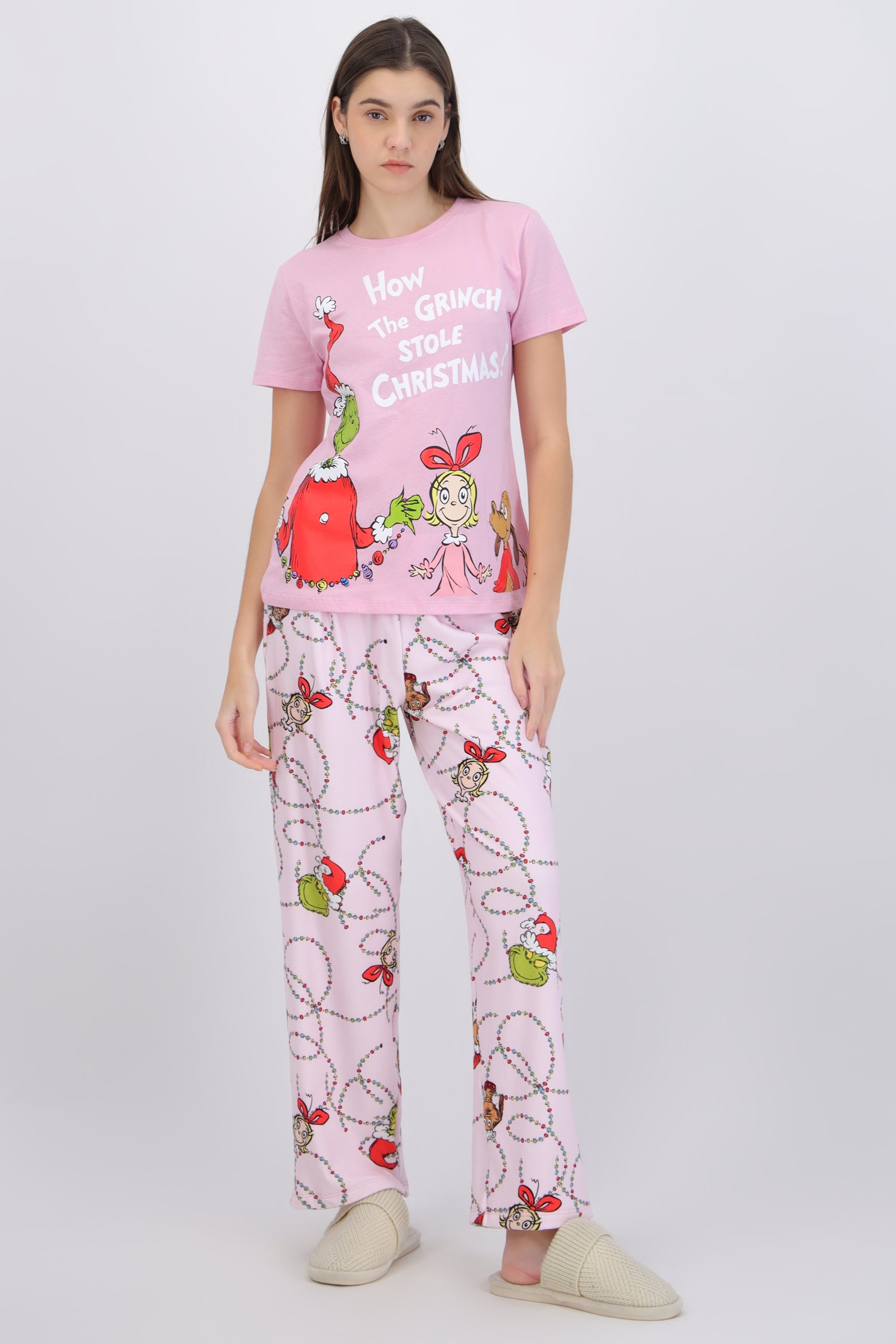 Pijama manga corta grinch personajes