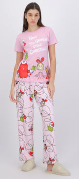 Pijama manga corta grinch personajes