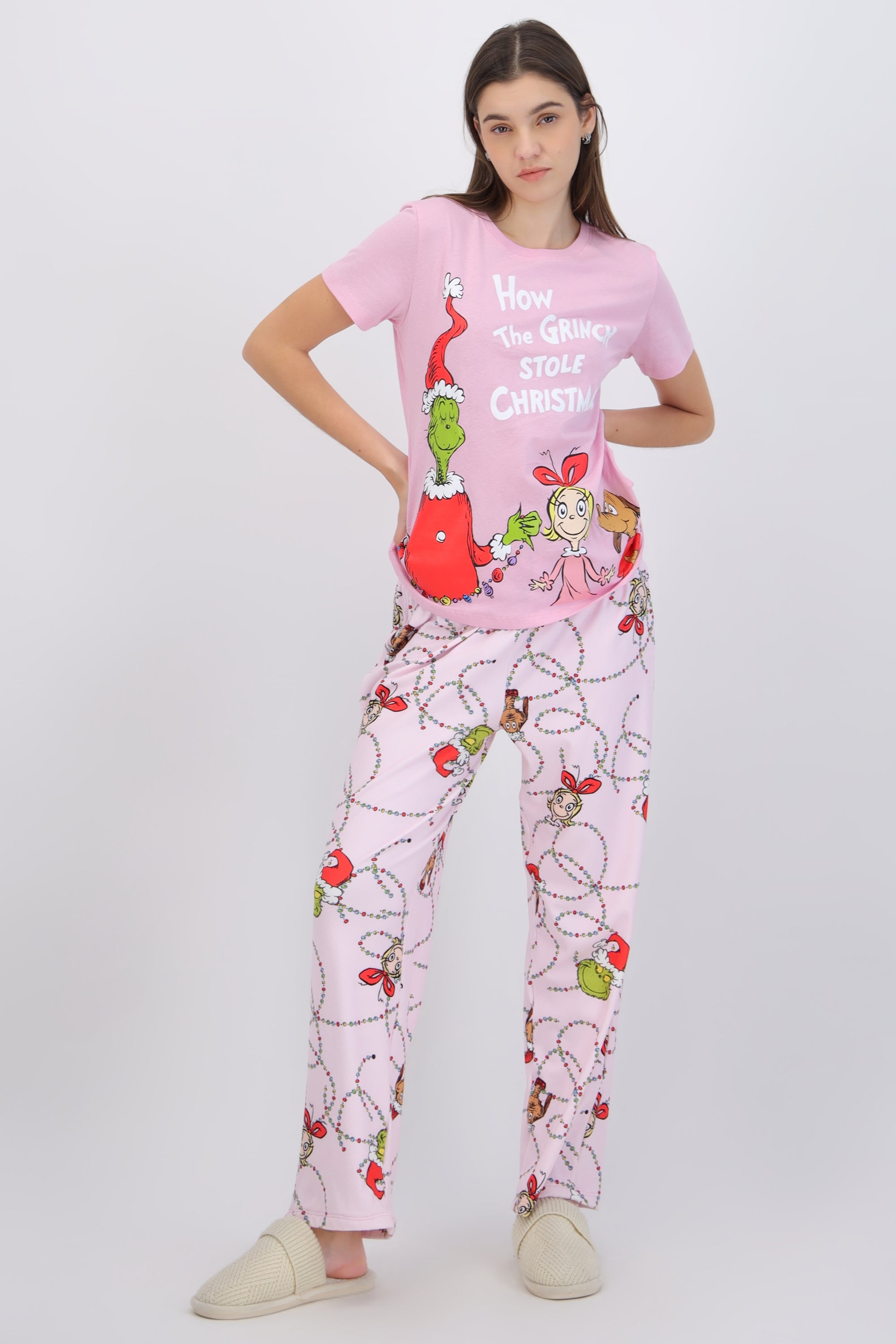 Pijama manga corta grinch personajes