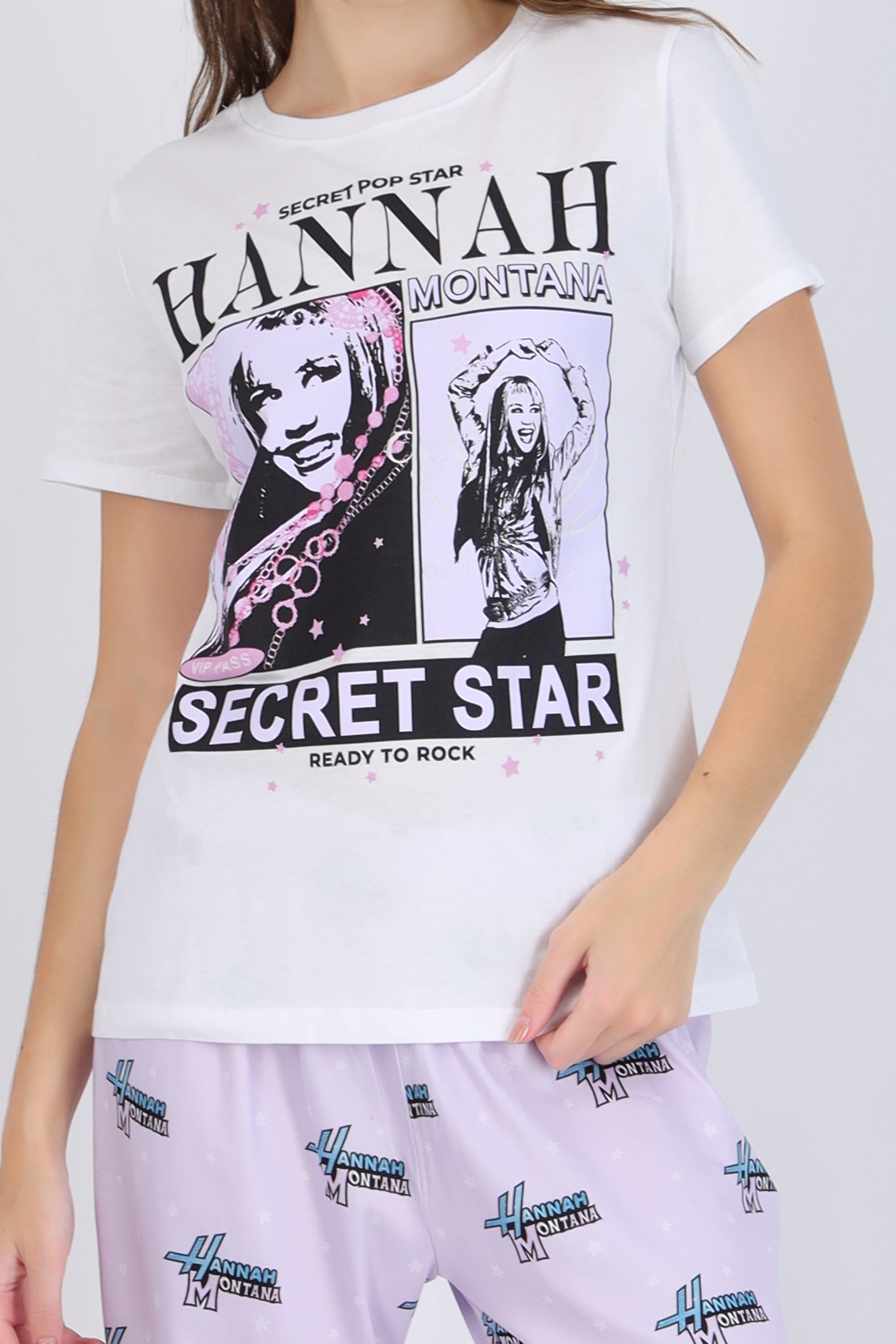 Pijama manga corta hannah montana