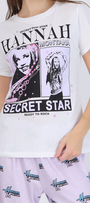 Pijama manga corta hannah montana