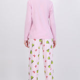 Pijama manga larga grinch arbol