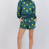 Pijama short sudadera full print grinch