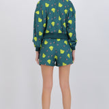 Pijama short sudadera full print grinch