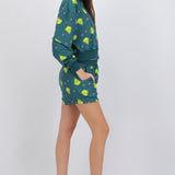 Pijama short sudadera full print grinch