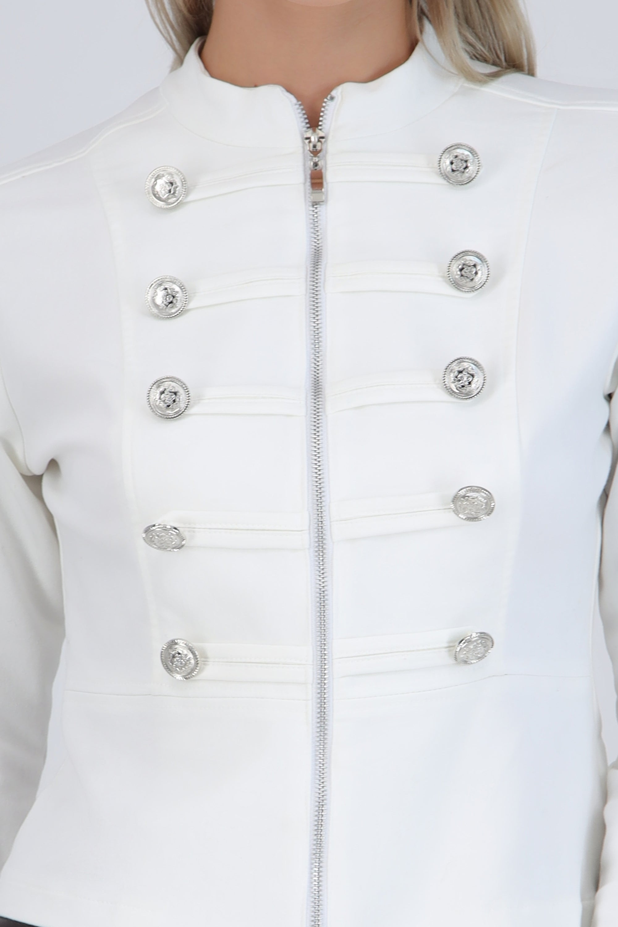Chamarra denim napoleon