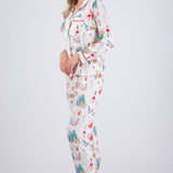 Pijama estampado navideño