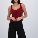 Top tirantes botones