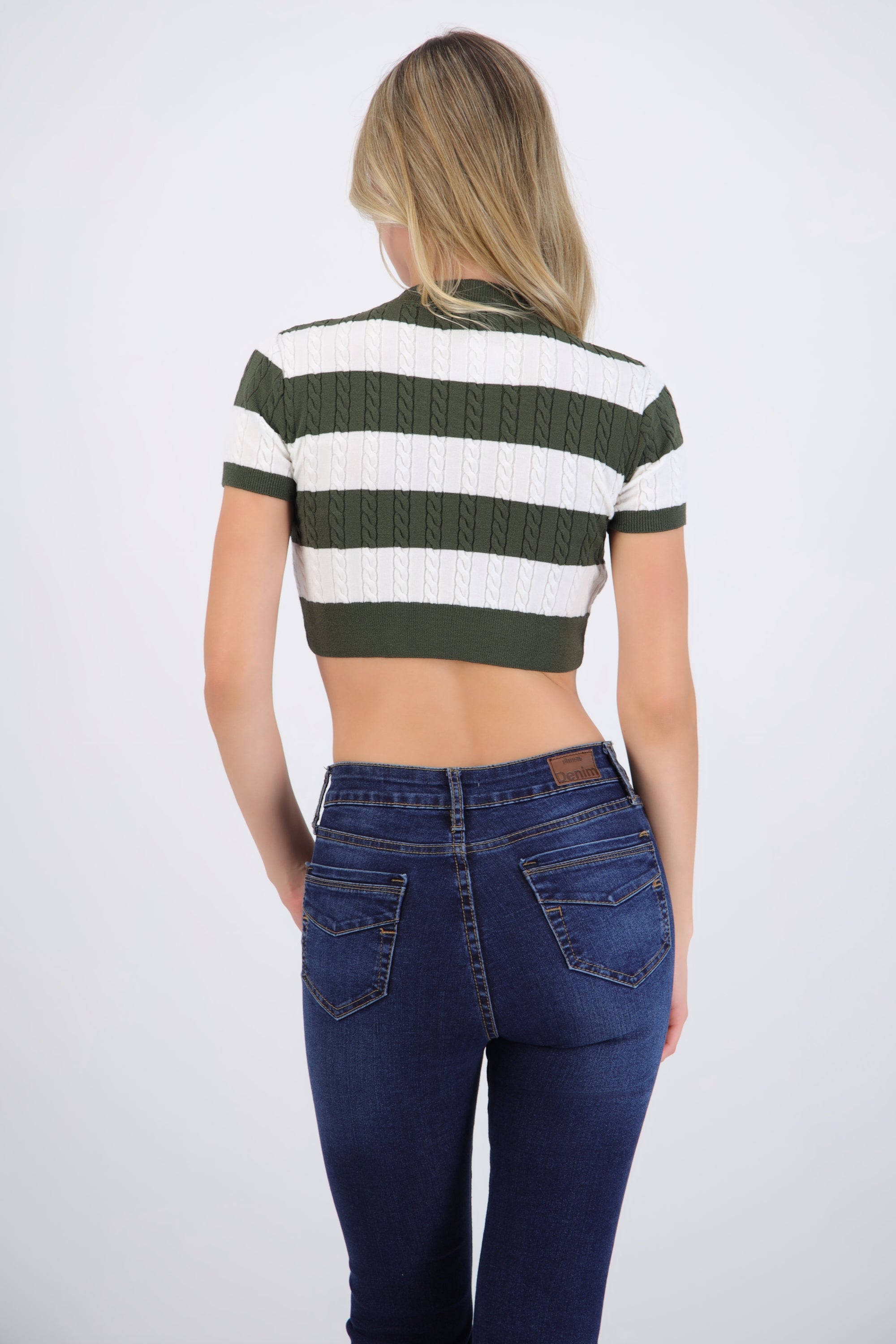 Top líneas detalle trenza