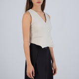 Chaleco cruzado bolsas