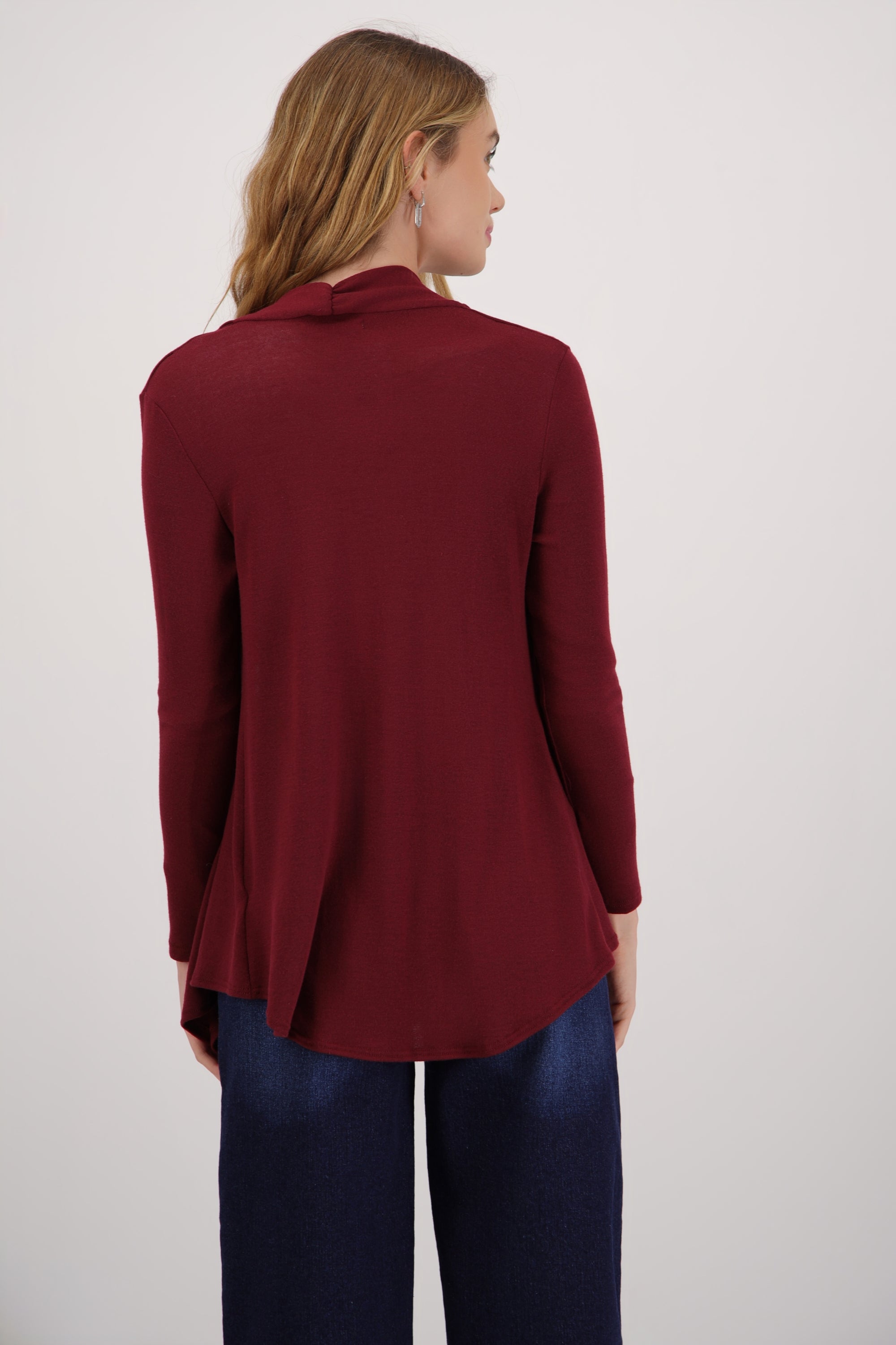 Cardigan manga larga ligero largo VINO