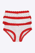Tripack bikini figuras contraste