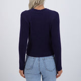 Suéter crop peluche