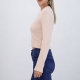 Suéter crop peluche