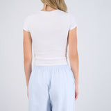 Top escote cuadrado m/c
