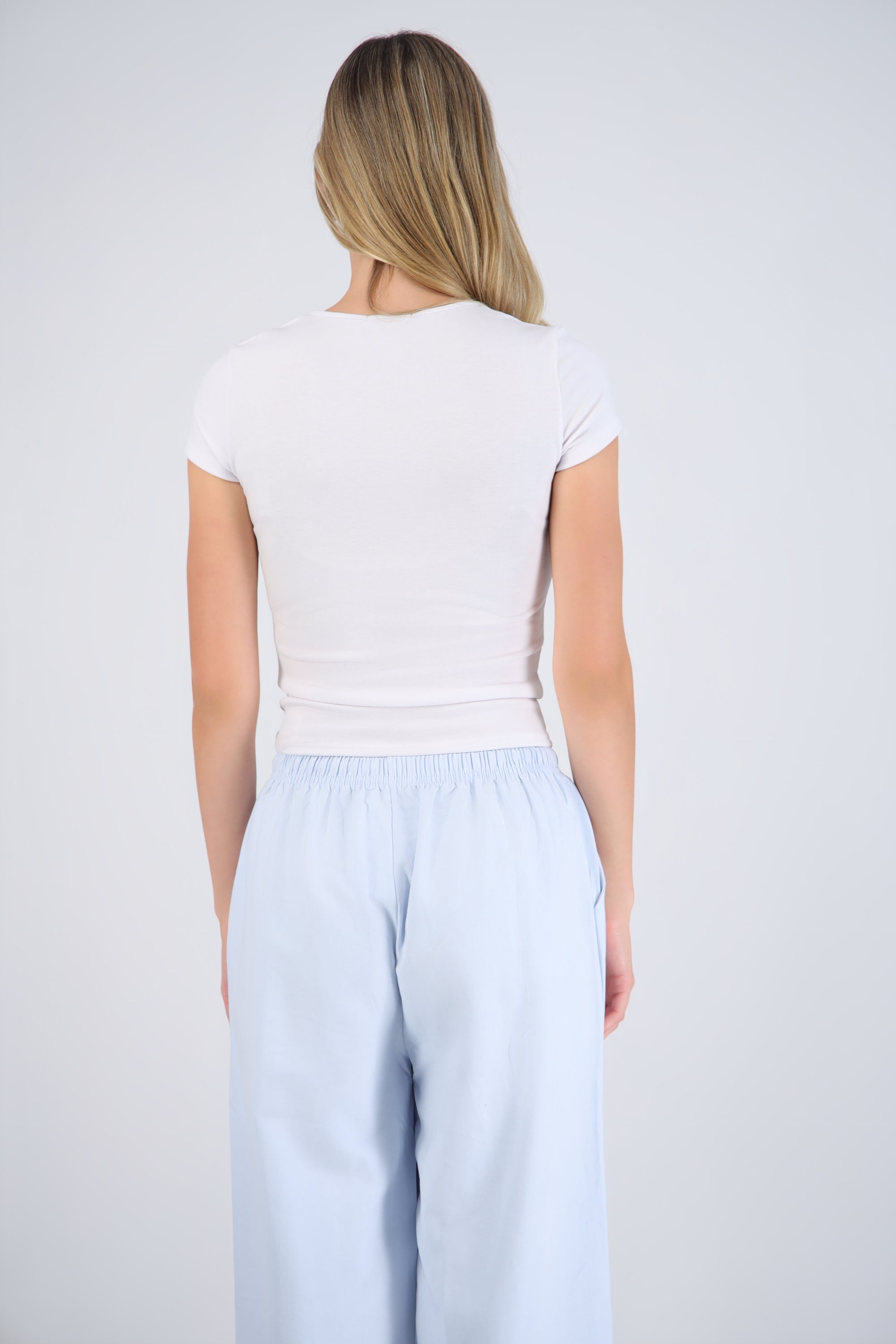Top escote cuadrado m/c