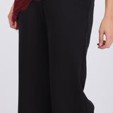 Pantalón cropped cintura alta