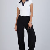 Pantalón barrel con bolsas