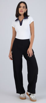 Pantalón barrel con bolsas